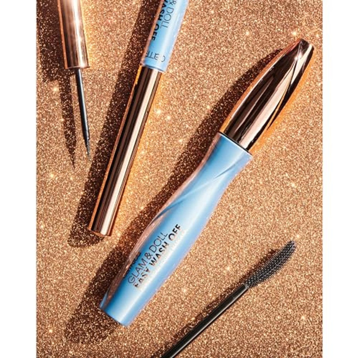 Catrice Glam & Doll Easy Wash Off Power Hold Volume Mascara, nr. 010, zwart, langdurig, volumegevend, veganistisch, zonder microplasticdeeltjes, nanodeeltjes, zonder parfum, per stuk verpakt (9 ml) – Catrice Cosmetics