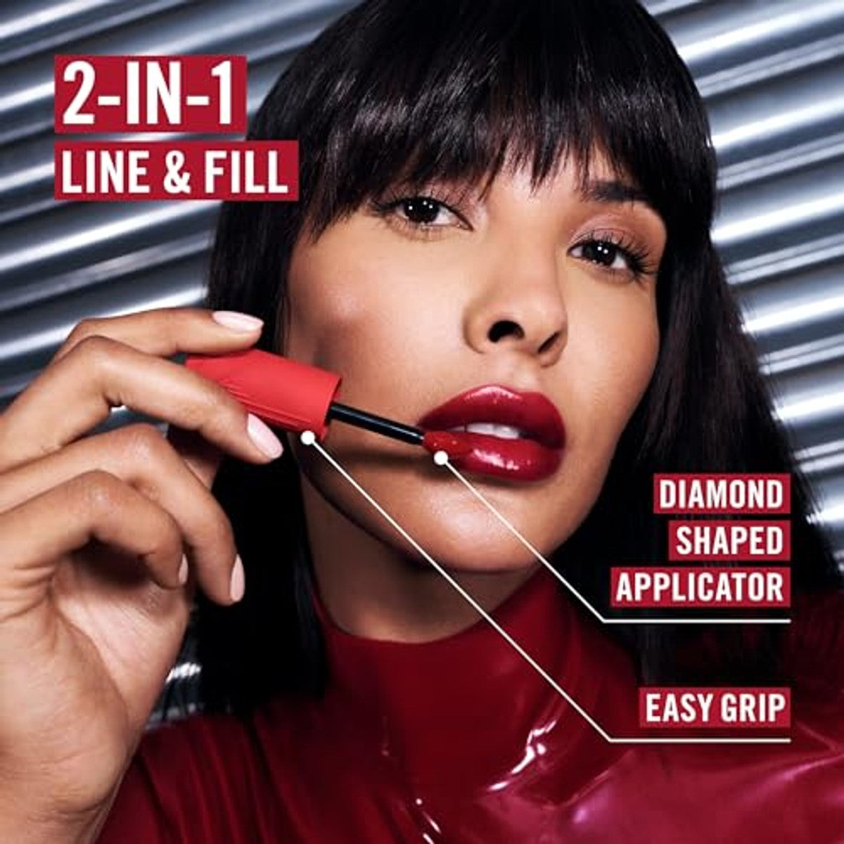 Rimmel London Thrill Seeker Lip Latex Main Character 300 6 ml - 6 stuks