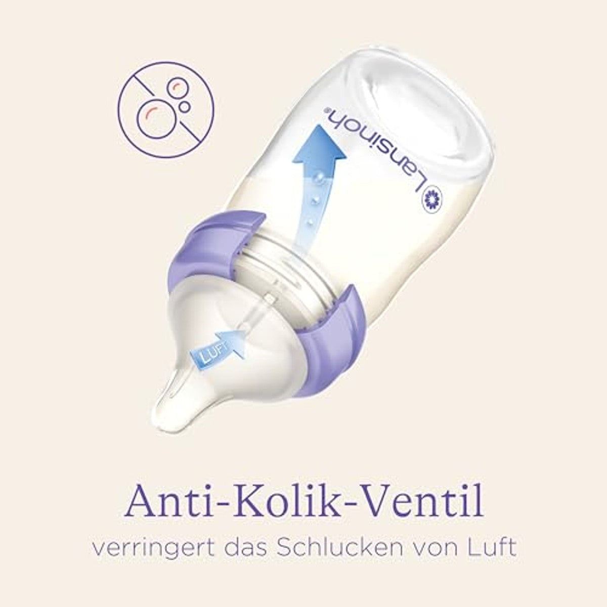 Lansinoh NaturalWave Sauger M - ab dem 3. Monat, 2 Stück – Lansinoh