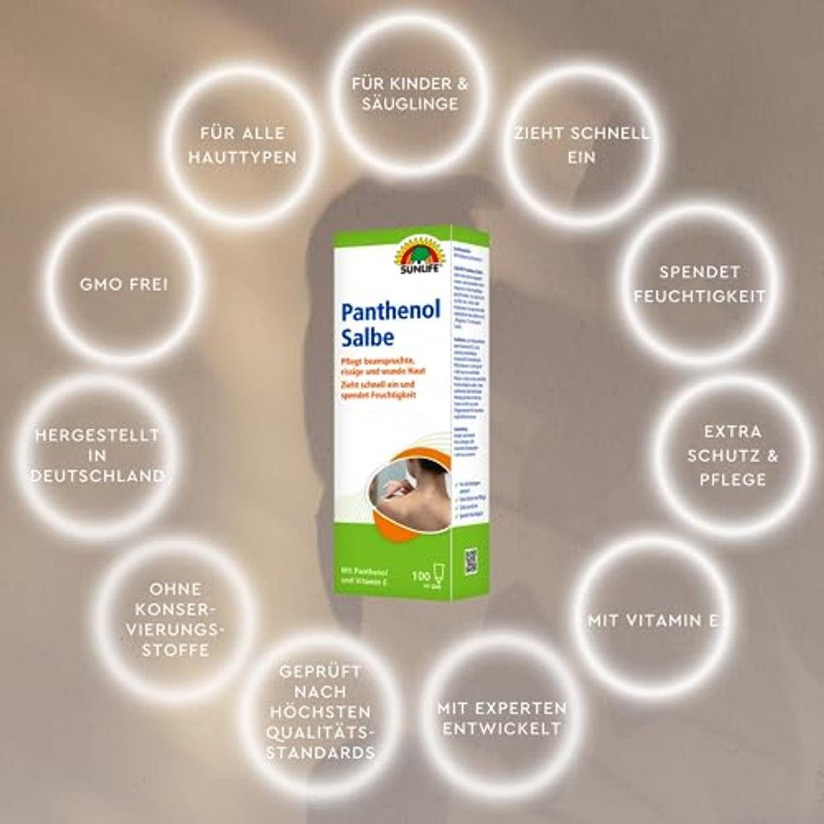 Sunlife Panthenol Verzorgingszalf 100 ml (verpakking van 2) - 6-pack