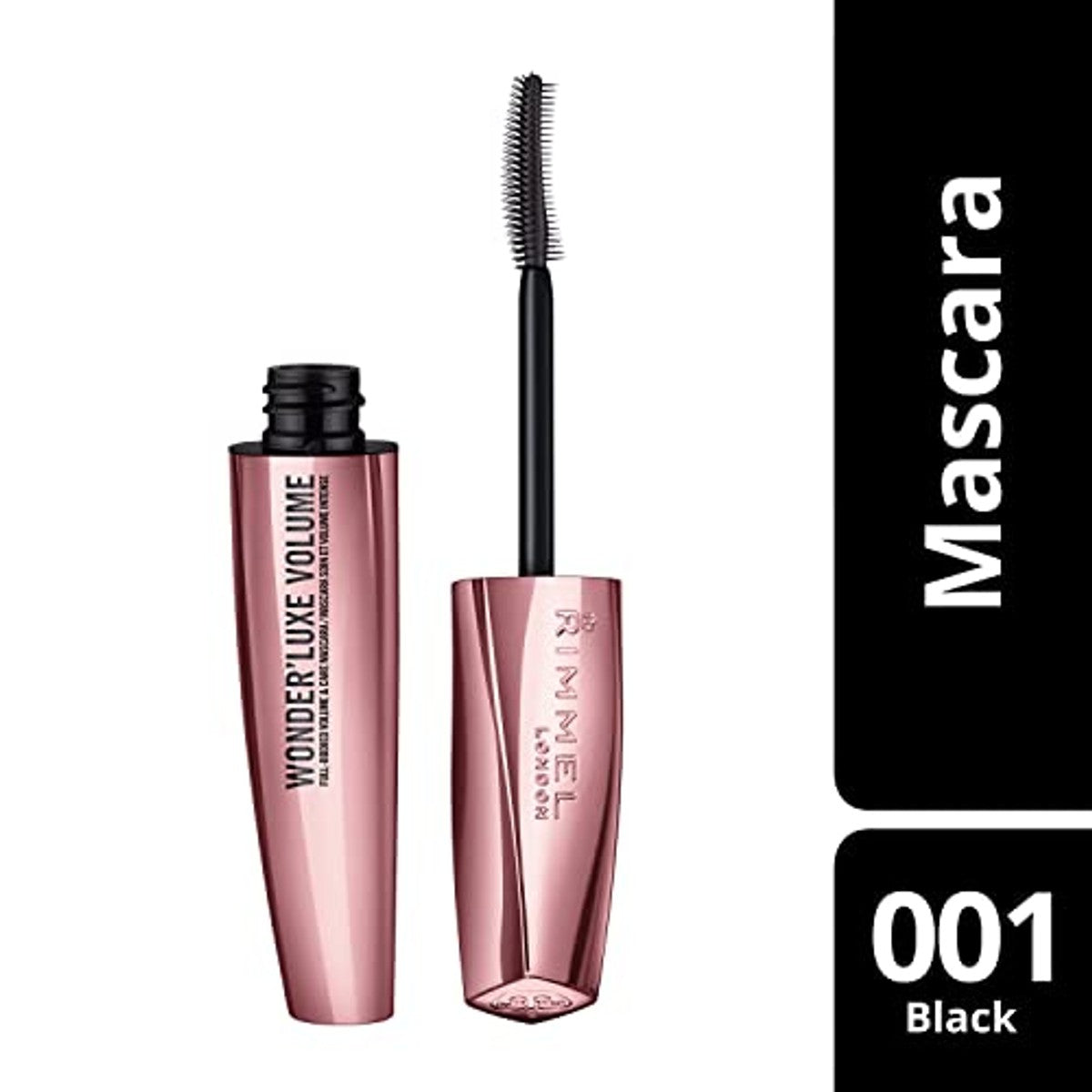 Rimmel London Wonderfull Luxe Masc Black Mascara 11 ml - 3 stuks