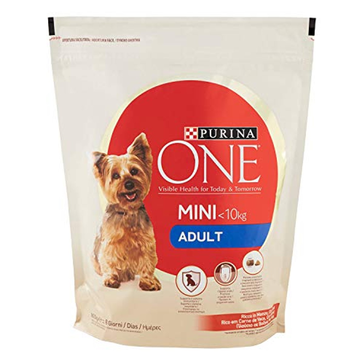 Purina One Mini <10 kg Adult Droogvoer Honden met rundvlees en rijst 800 g – PURINA ONE
