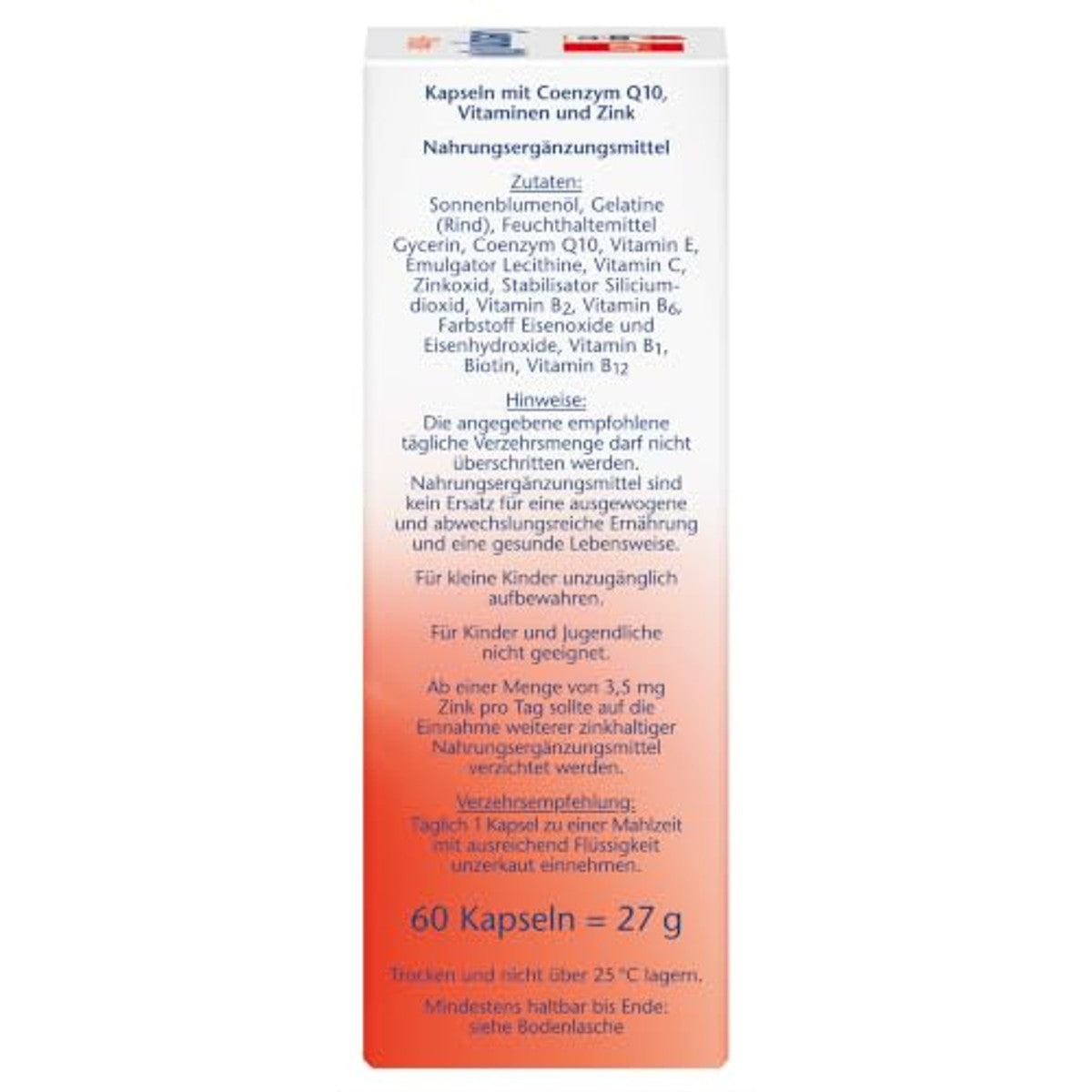 Doppelherz Coenzym Q10 + B-vitamines 60 Capsules - 3-pack