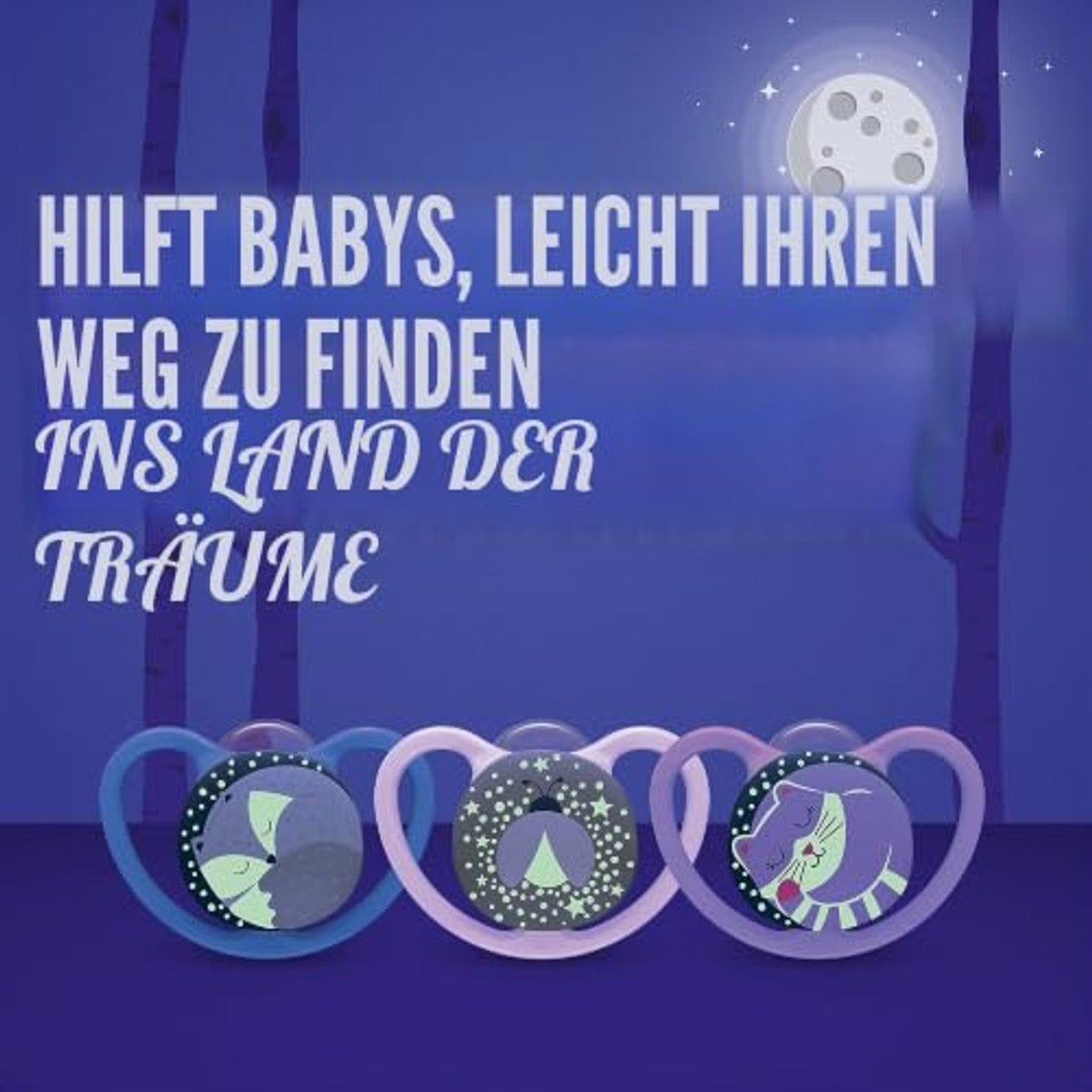 NUK Space Night fopspeen 18-36 maanden 2 stuks – NUK
