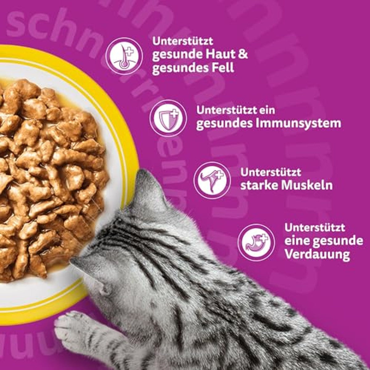 Whiskas natvoer kattenvoer gevogelte selectie 2 x 24 x 85 g - 3-pack