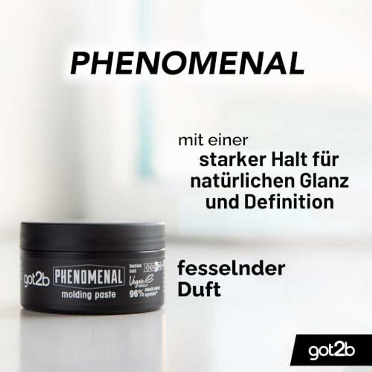 Schwarzkopf Got2B Phenomenal Moulding Paste 3 x 100 ml - Voordeelverpakking