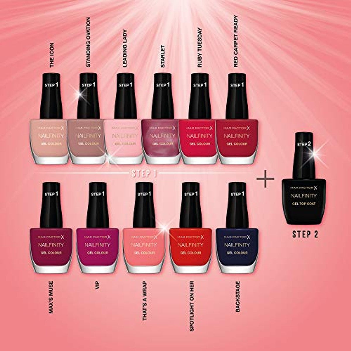Max Factor Nailfinity Gel, Fb. 200 - 3 stuks