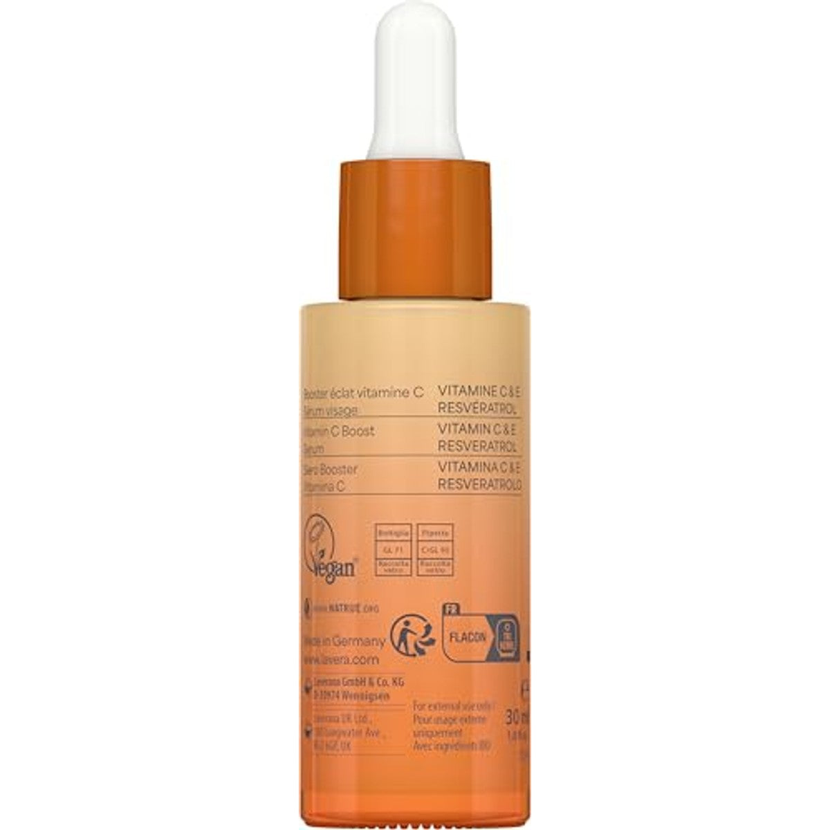 lavera Glow by Nature Boost Serum vitamine C Q10 3 x 30 ml - Voordeelverpakking – foto 6