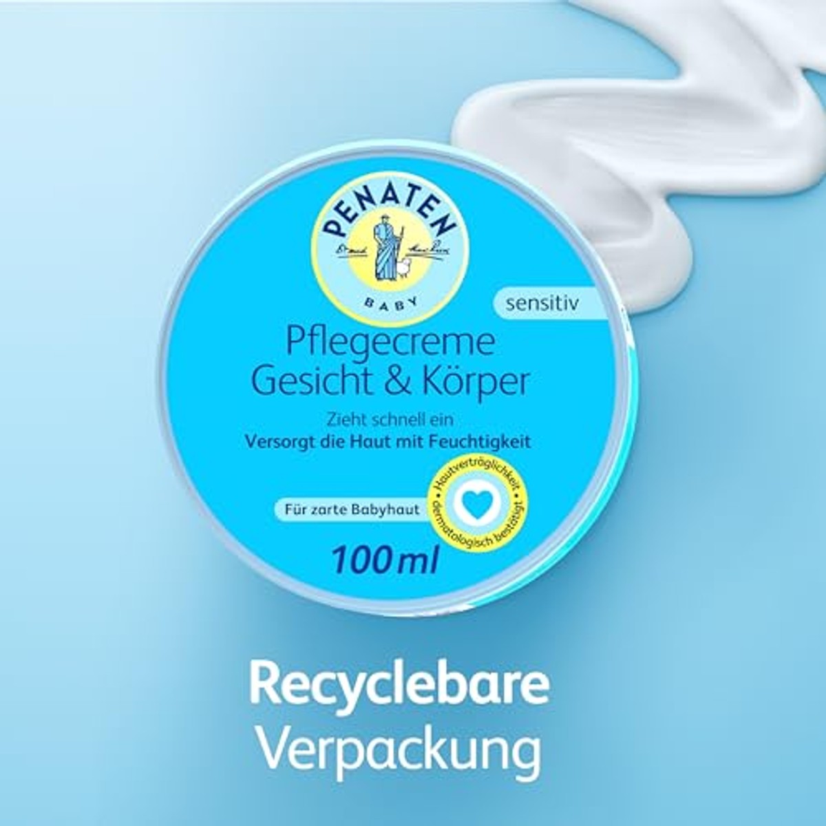 Penaten Verzorgende crème gezicht en lichaam baby, 100 ml – Penaten