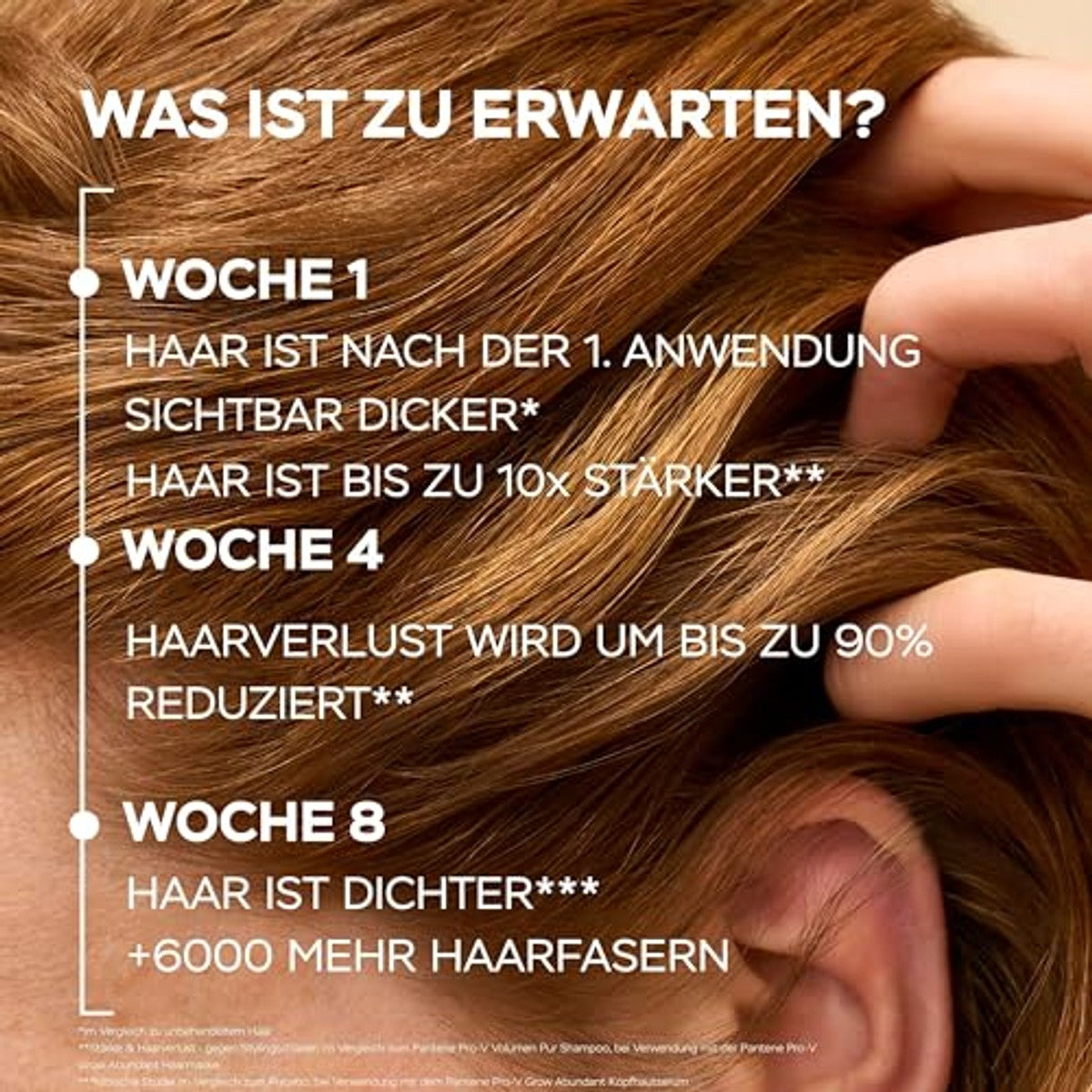 Pantene Grow Abundant Anti-haaruitval shampoo 6 x 290 ml - Voordeelverpakking