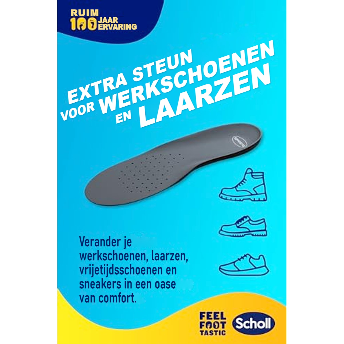 Dr. Scholl's Heavy Duty Support inlegzolen mannen maat 40-46,5 - 3-pack – foto 6