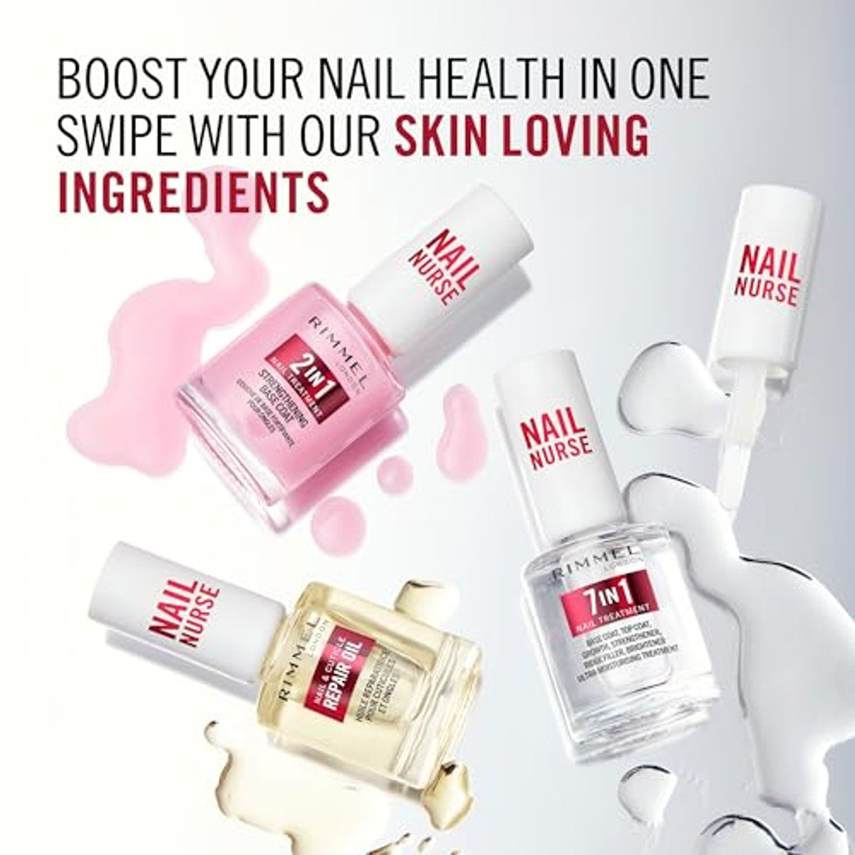 Rimmel London Nail Care Nagelreparatieolie 8 ml - 6 stuks