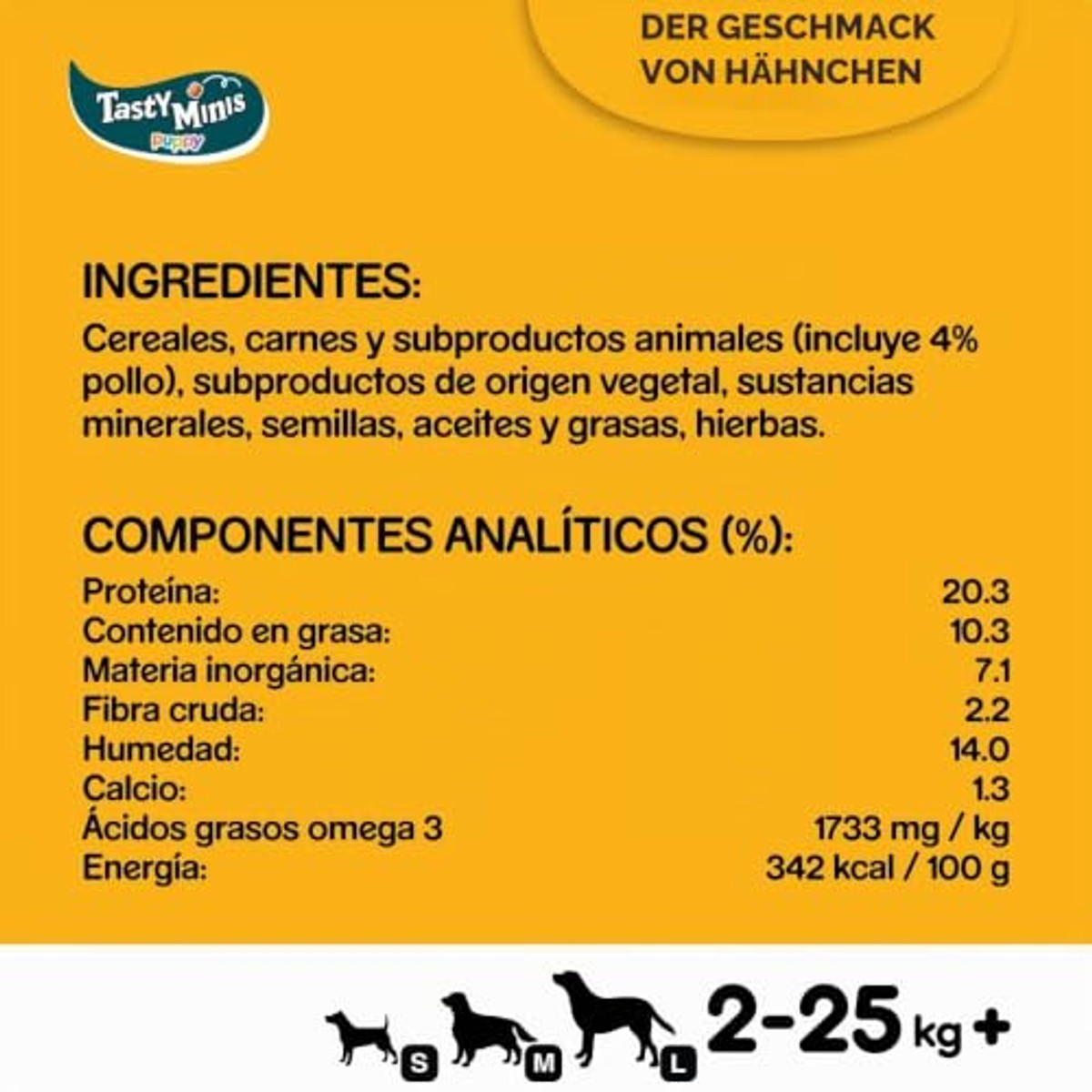 Pedigree Tasty Minis hondensnack puppy kip 6 x 125 g - 6-pack