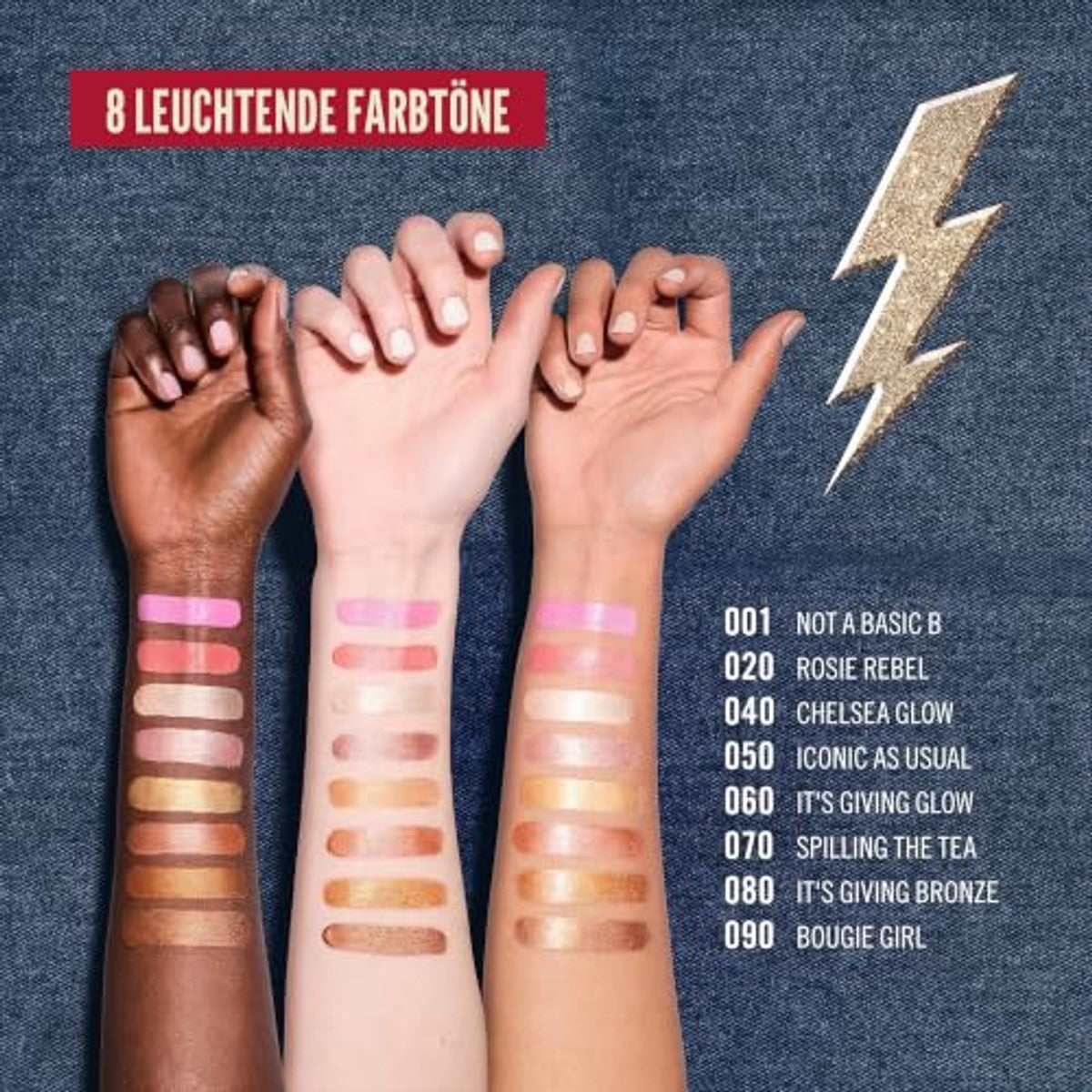 Rimmel London Multi Tasker Turbocharged Glow - 3 stuks