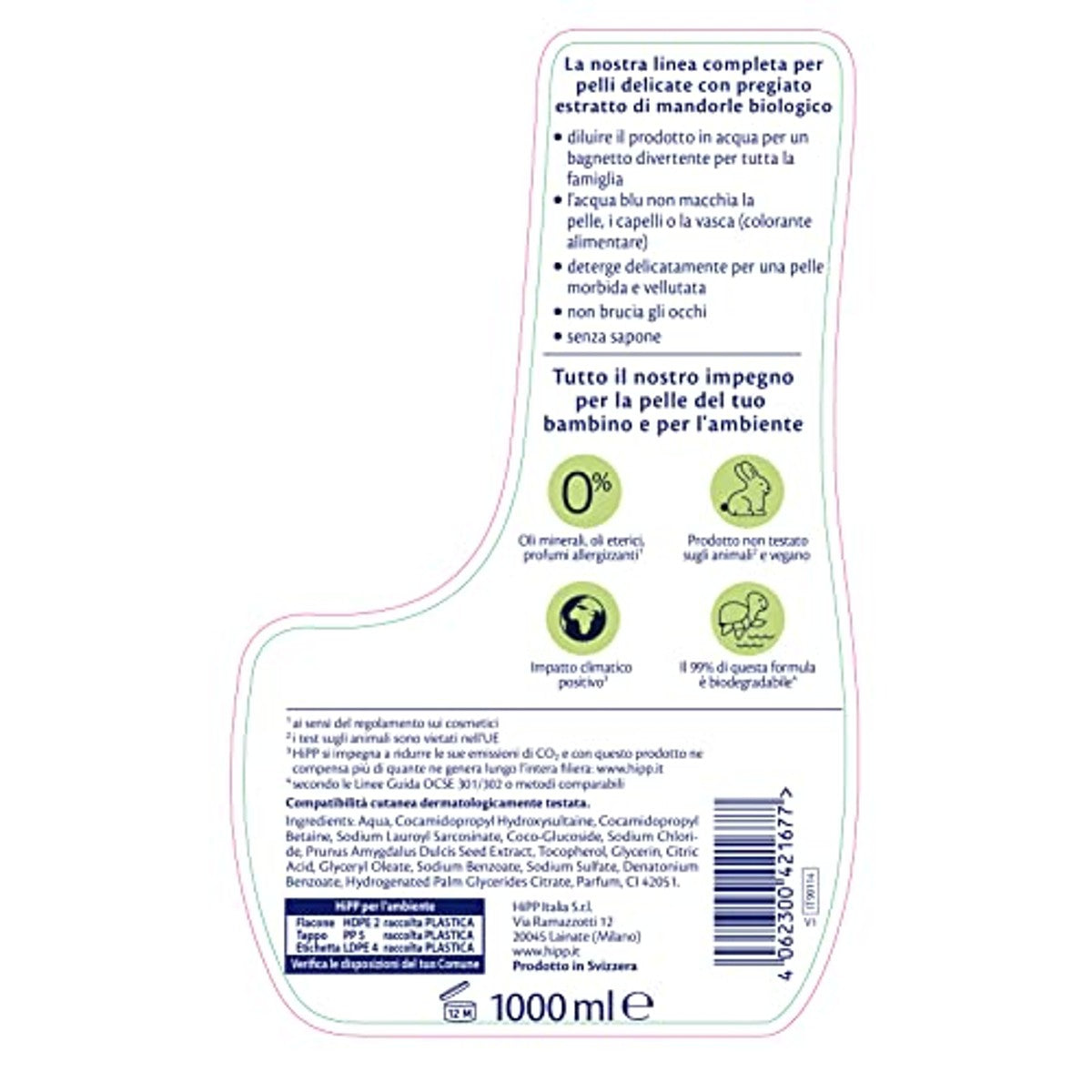 HiPP Happy HiPP Babybad familiemaat 6 x 1000 ml - Voordeelverpakking