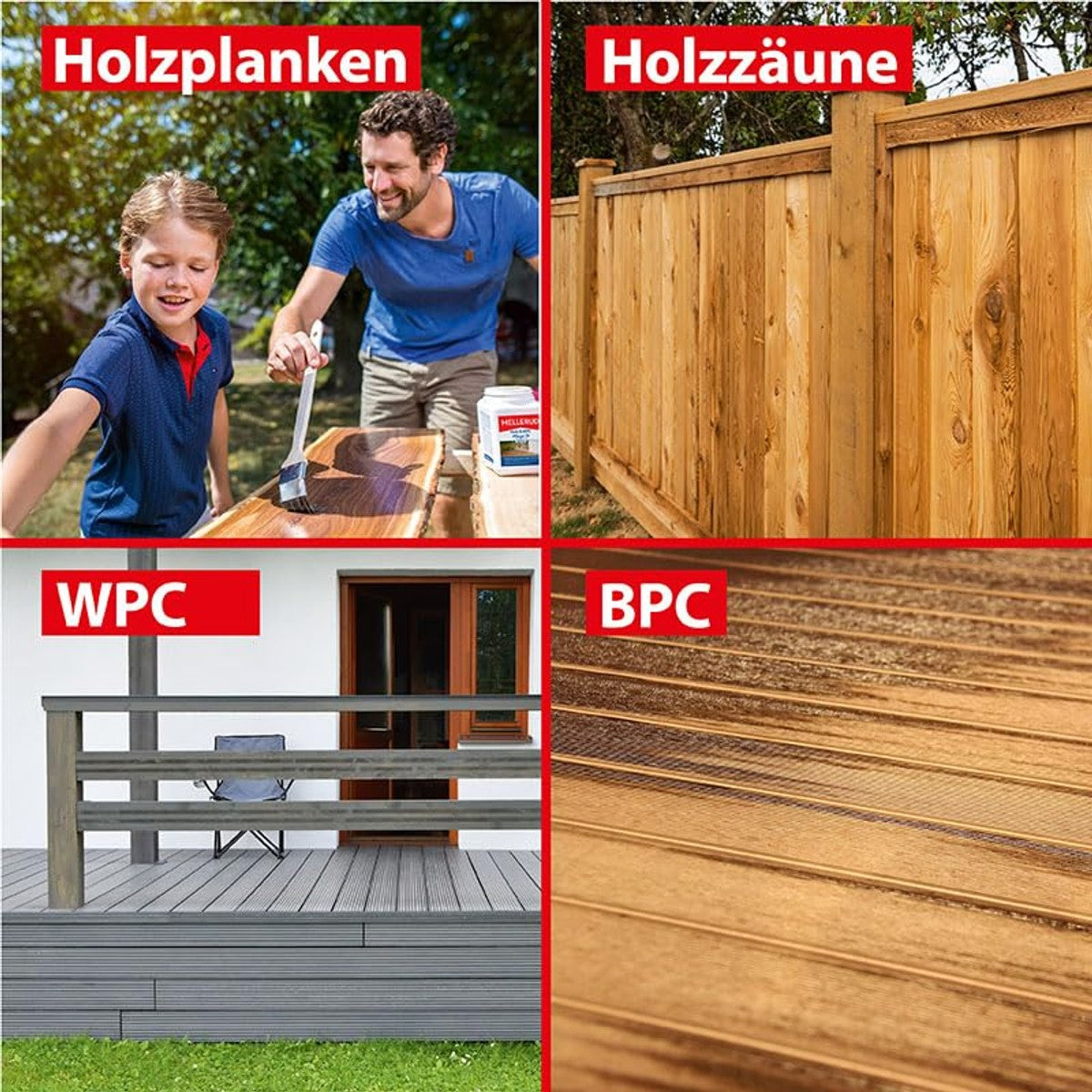 Mellerud Hout & WPC impregnering 6 x 0,5 l - Voordeelverpakking