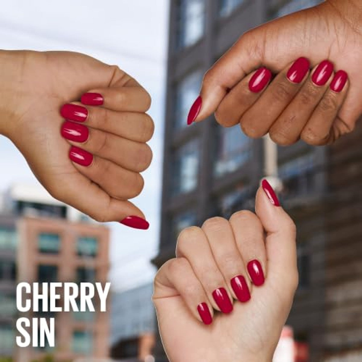MAYBELLINE Super Stay Ink Bonder Nagellak 501 Cherry Sin 12,3 ml - 6 stuks