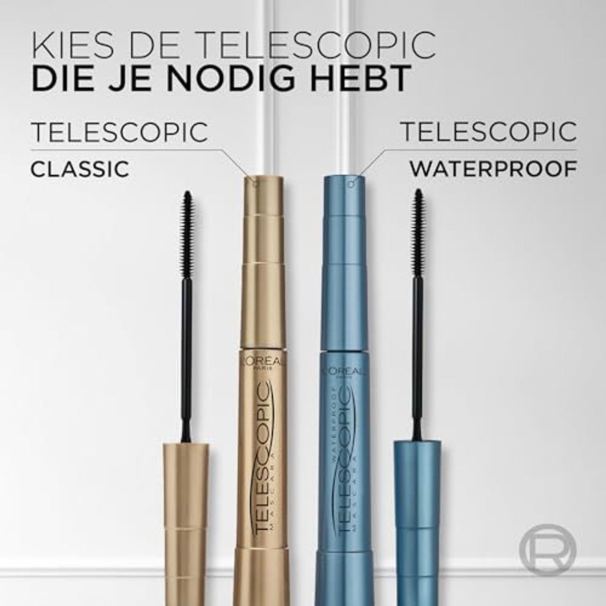 L‘Oréal Paris Telescopic Mascara, zwart 3 x 8 ml - Voordeelverpakking