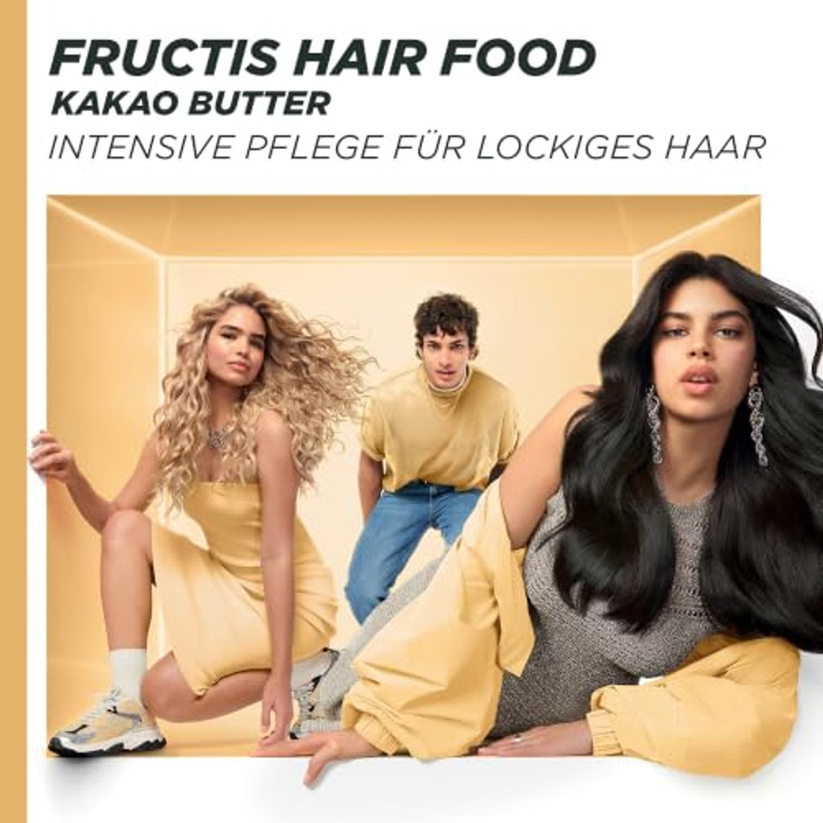 Garnier Fructis Cacao Boter Hair Food 3-in-1 6 x 400 ml - Voordeelverpakking
