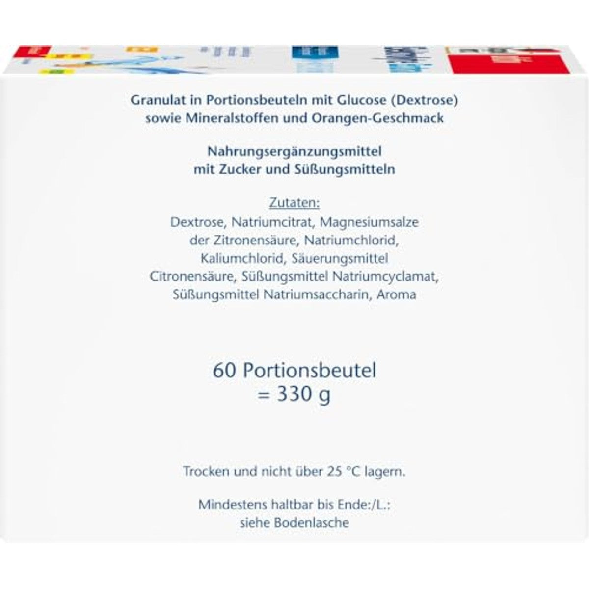 Doppelherz Elektrolyten Extra Sinaasappelsmaak 60 portiezakken - 3-pack