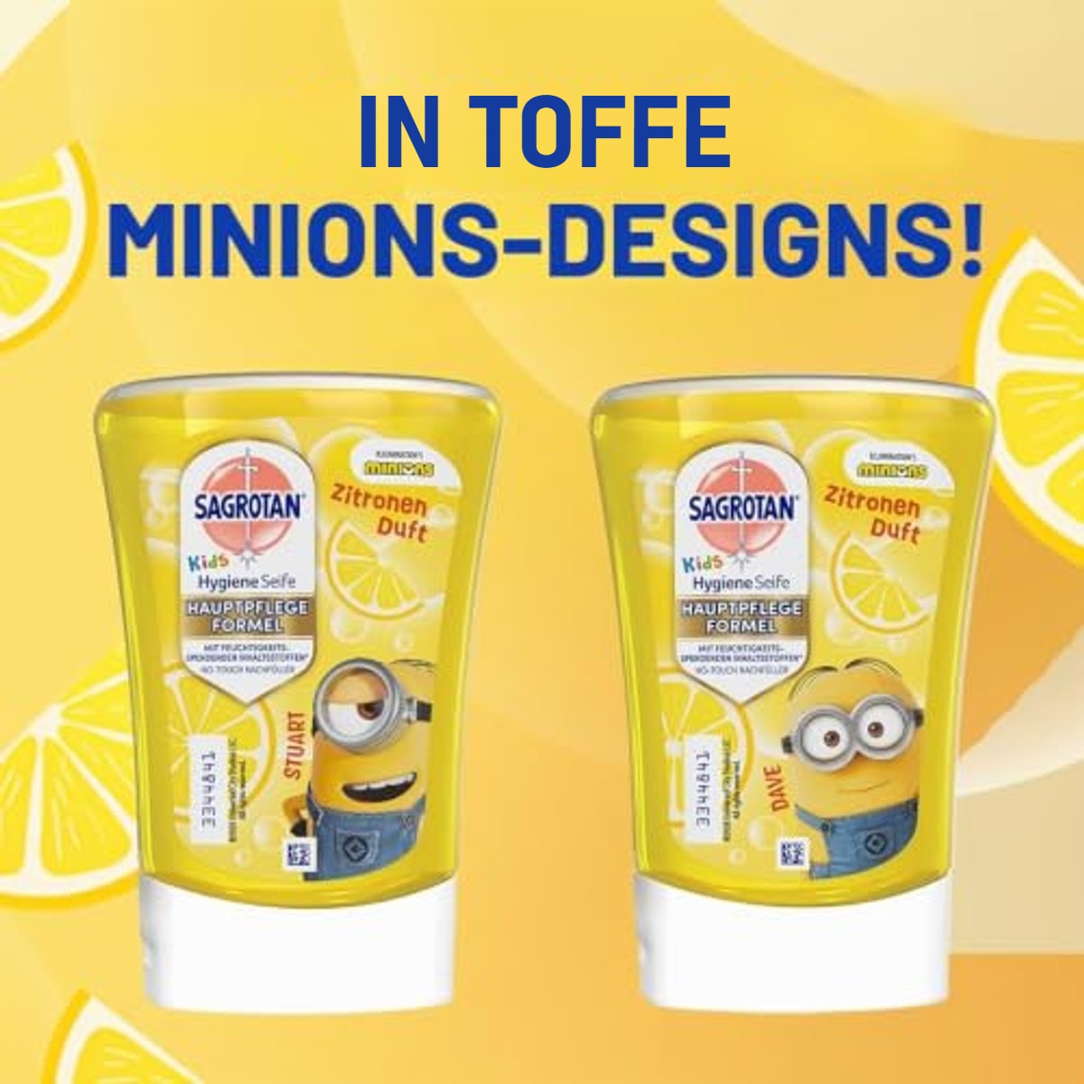 Sagrotan Kids No-Touch navulzeep citroen Minions 5 x 250 ml - 6-pack – foto 6
