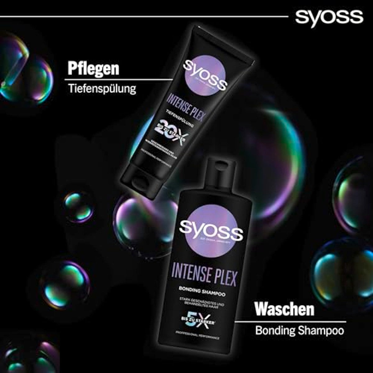 Syoss Intense Plex Bonding Shampoo 440 ml - 6 stuks