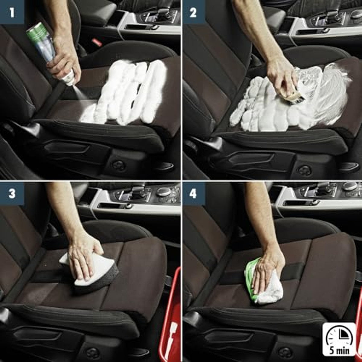 SONAX Bekledingsreiniger zonder drijfgassen 6 x 400 ml - Voordeelverpakking