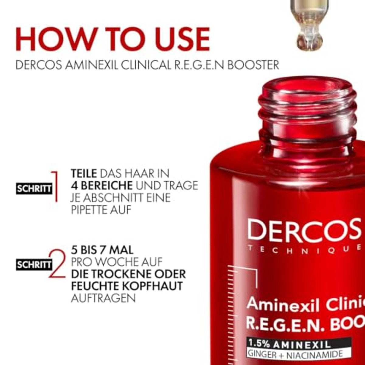 Vichy Dercos Aminexil Clinical R.E.G.E.N. Booster Haarserum 30 ml