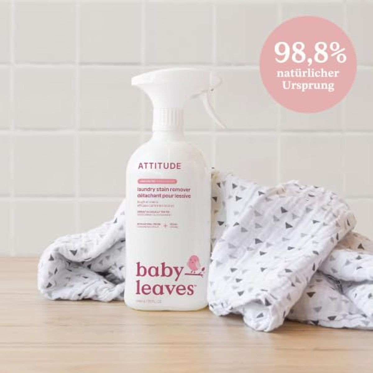 Attitude Baby Wasvlekkenverwijderaar Ongeparfumeerd 800 ml - 3-pack – foto 6