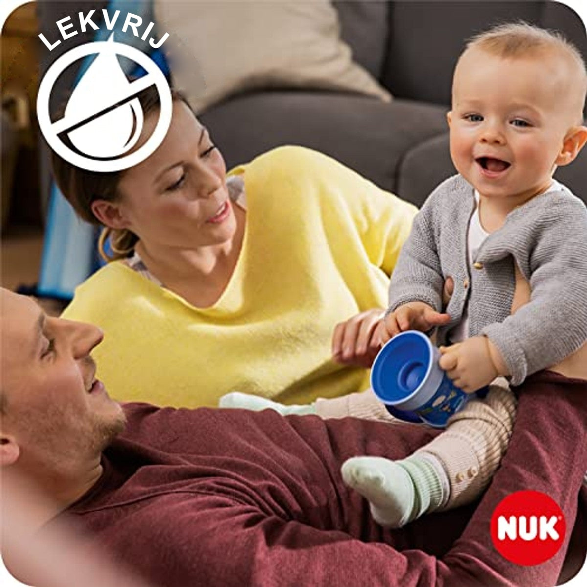 NUK Mini Magic Cup Night drinkbeker roze 6 x 160 ml - Voordeelverpakking – foto 6
