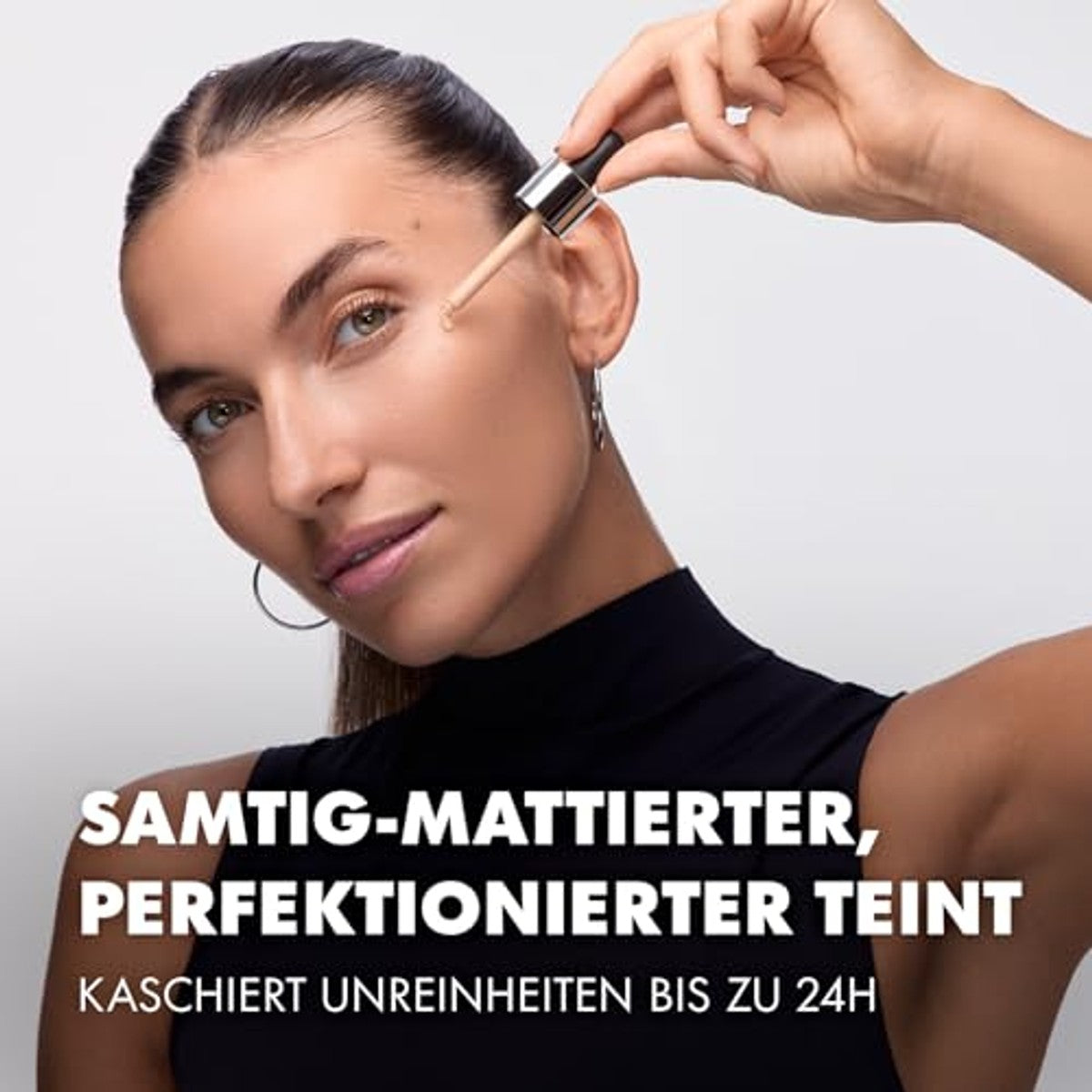 Catrice foundation hoge dekking 010 licht beige 30 ml - 6-pack