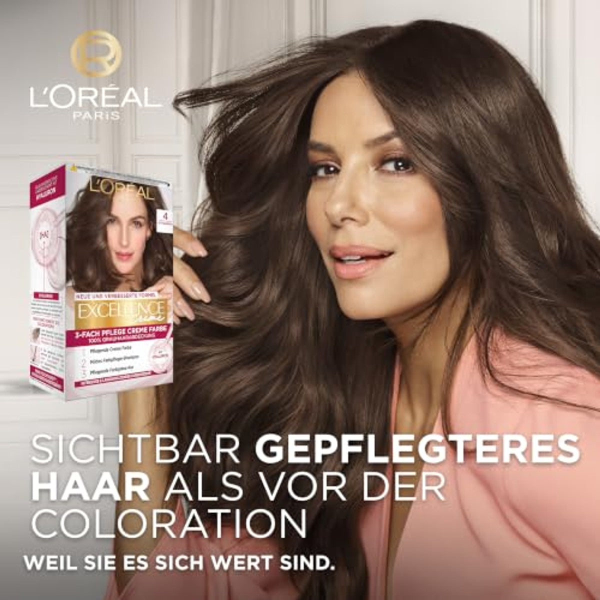 L'Oréal Paris Excellence Crème 3 donkerbruin 3 x 268 g – L'Oréal Paris