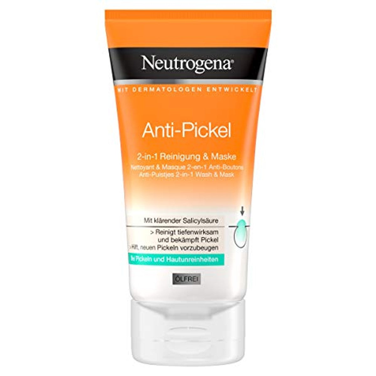 Neutrogena Anti-puistjes Wasgel 200 ml & Masker 150 ml – Neutrogena