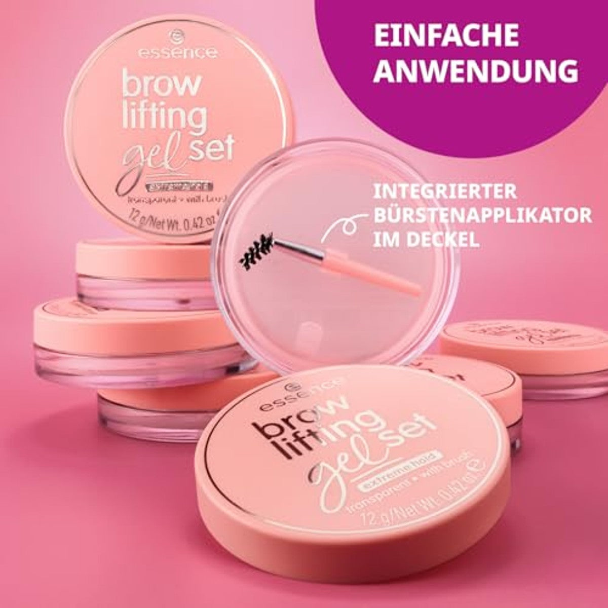essence Brow Lifting gelset wenkbrauwgel 12 g - 3-pack