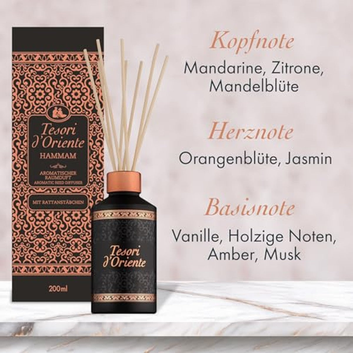 Tesori d'Oriente Geurstokjes Hammam 200 ml – Tesori d'Oriente