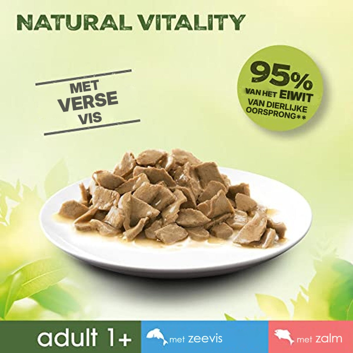 Perfect Fit Adult 1+ Premium natvoer kattenvoer Diepzeevis & Zalm 36 x 50 g – foto 6