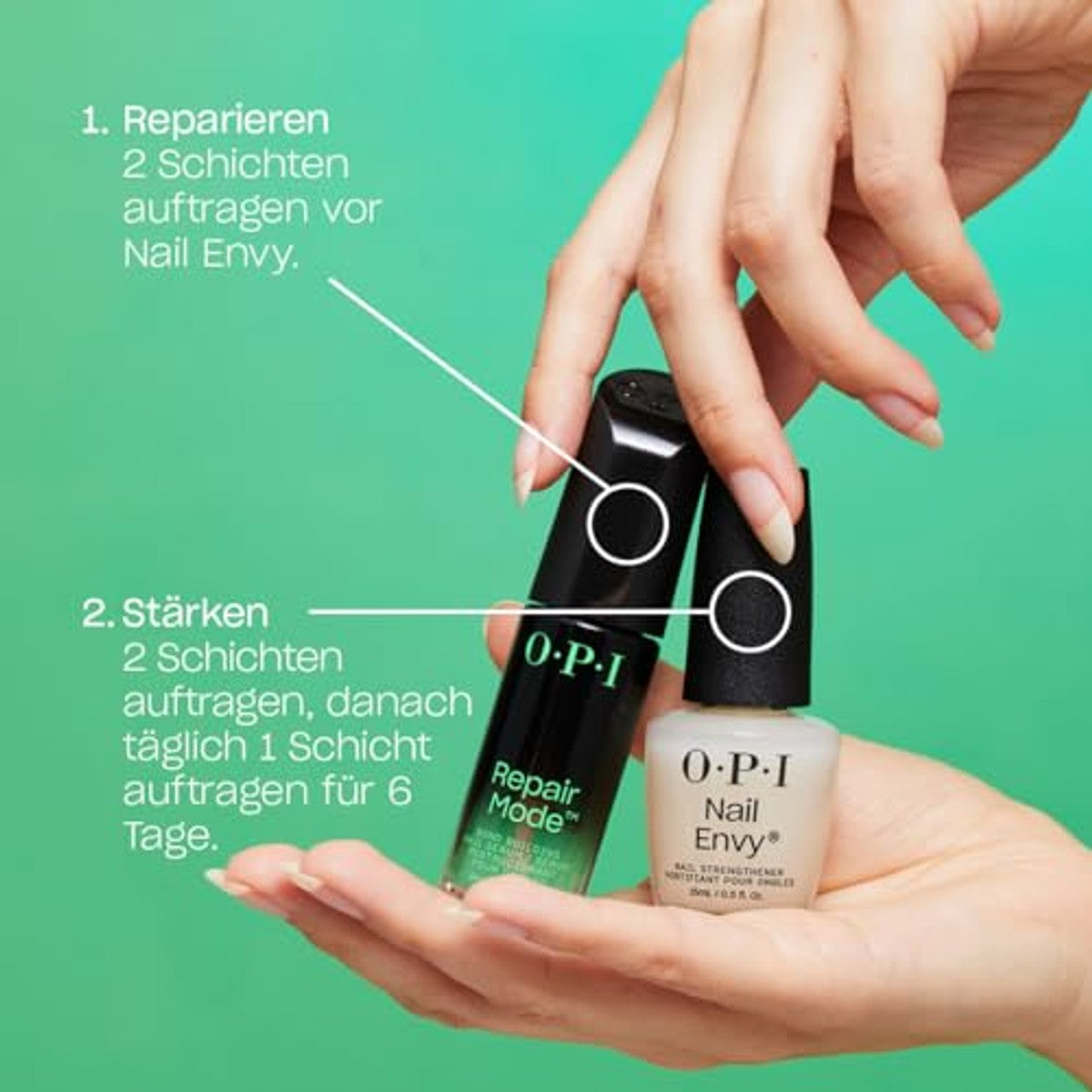 OPI Nail Envy Alpine Snow Veganistische Nagelverharder met Biotine 15 ml