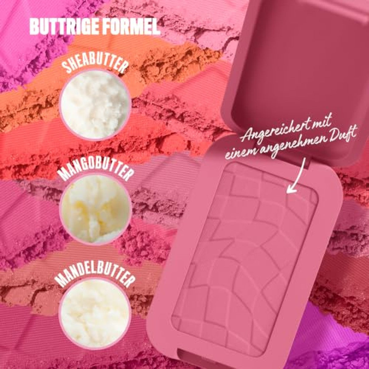 NYX Professional Makeup Blush, rouge, crèmige textuur met sheaboter, amandelboter en mangoboter, gemakkelijk te mengen voor een frisse look, kleur: 06 For The Butta – NYX PROFESSIONAL MAKEUP