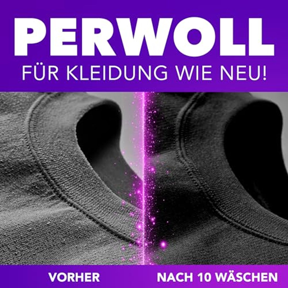 Perwoll Renew Caps Black Wasmiddel (19 wasbeurten), All-in-1 Wasmiddeldoppen reinigen zacht en vernieuwen kleuren en vezels, voor alle donkere textiel, met drievoudige Renew-technologie – Perwoll
