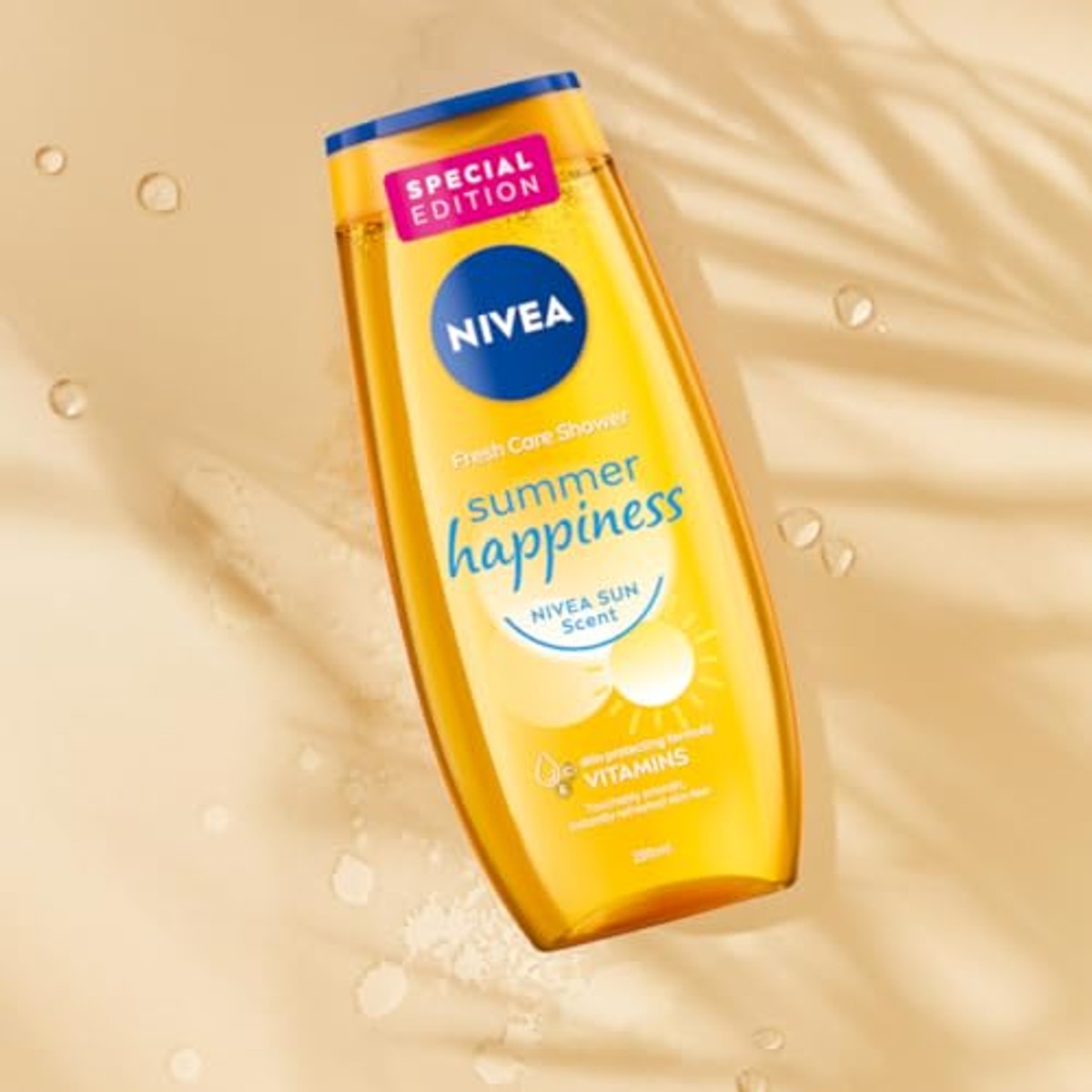 NIVEA Summer Happiness Douchegel 3 x 250 ml - Voordeelverpakking