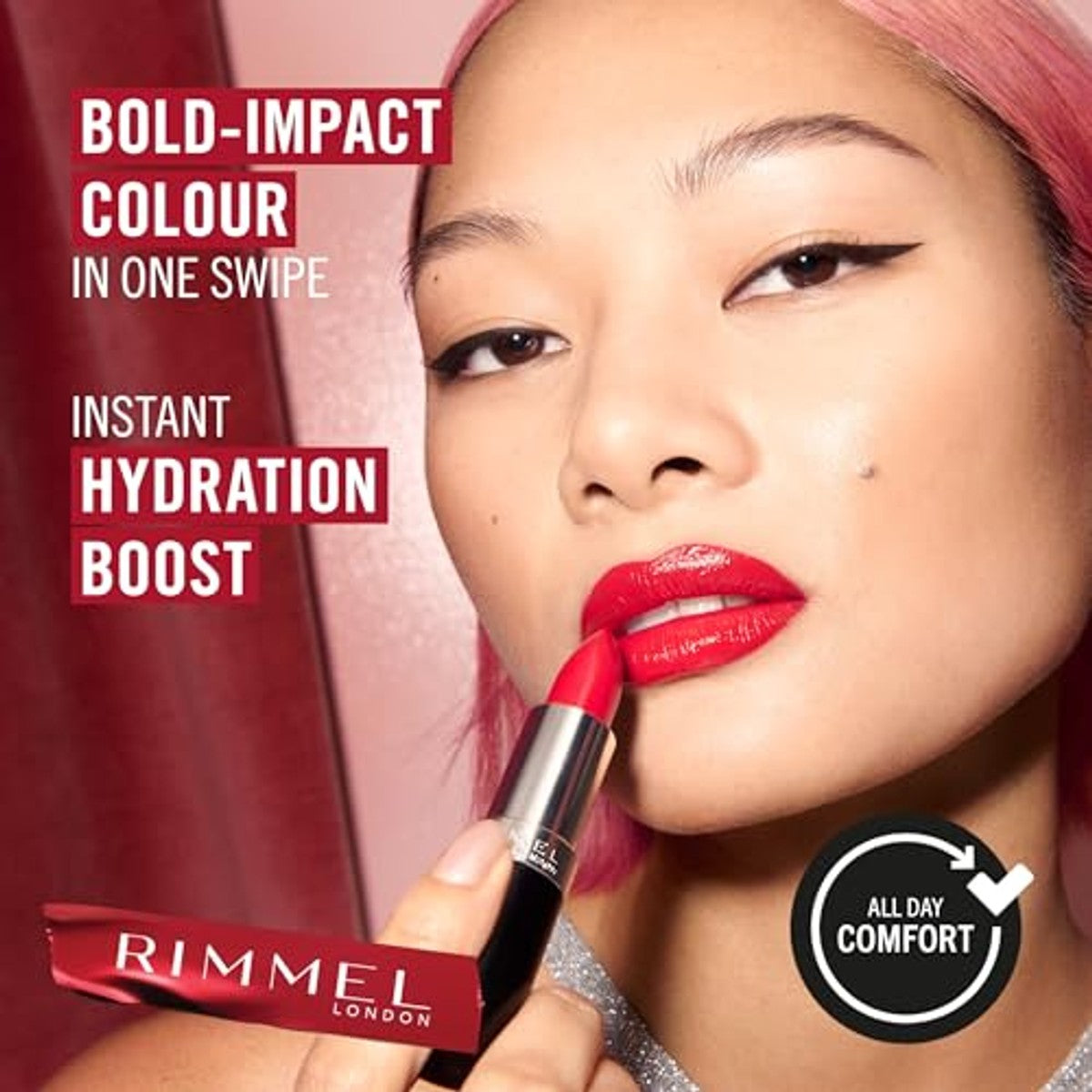 Rimmel London Duurzame afwerking Bullets (Satijn) - 320 Silky Beige 3 stuks