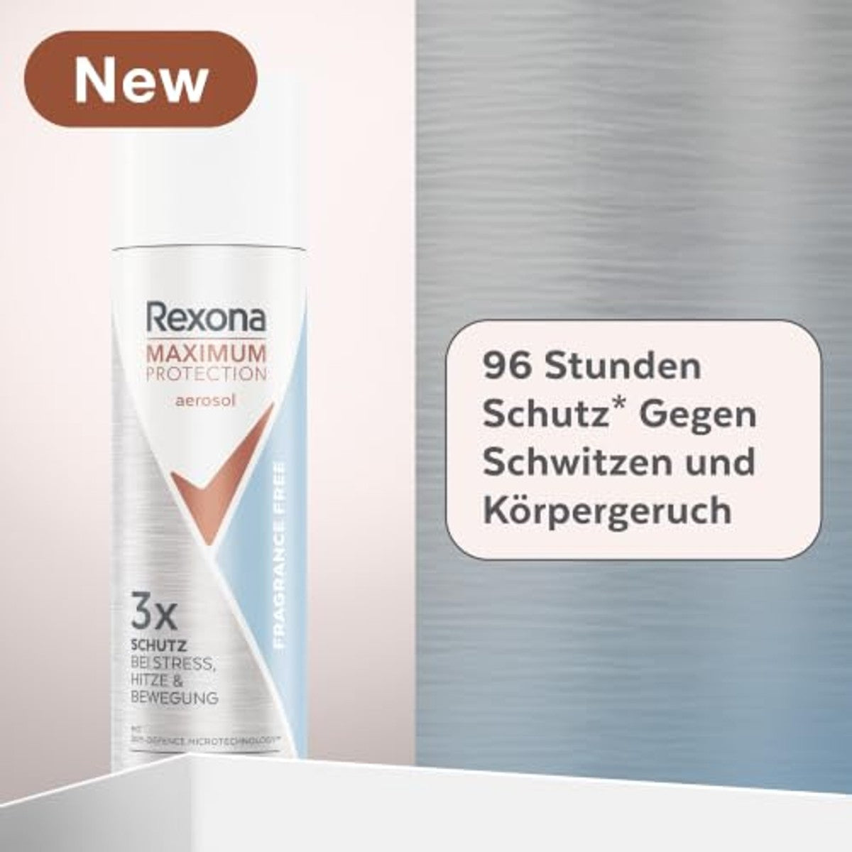 Rexona Maximum Protection Fragrance Free Deospray 6 x 150 ml - Voordeelverpakking