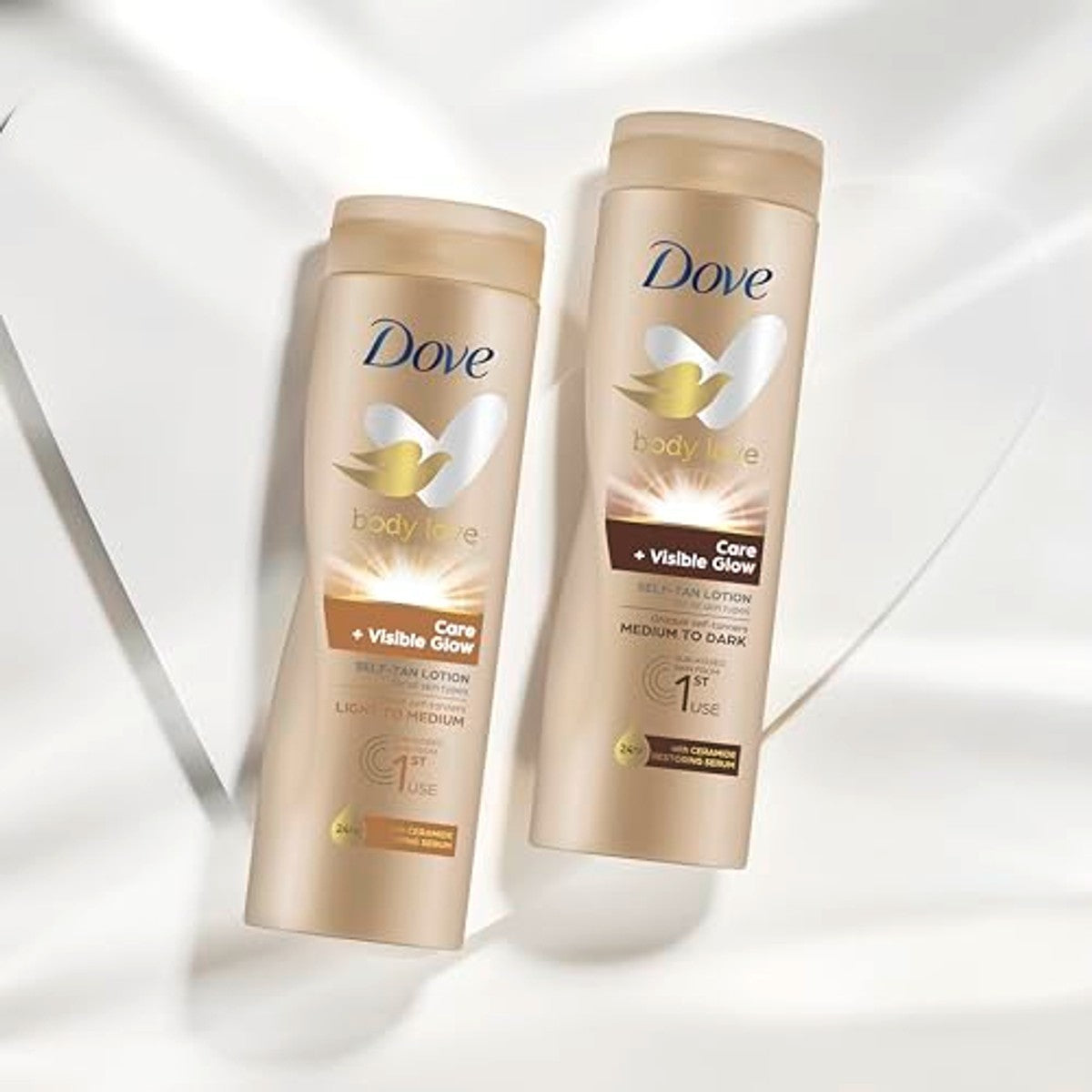 Dove Visible Glow Fair body lotion 6 x 400 ml - Voordeelverpakking