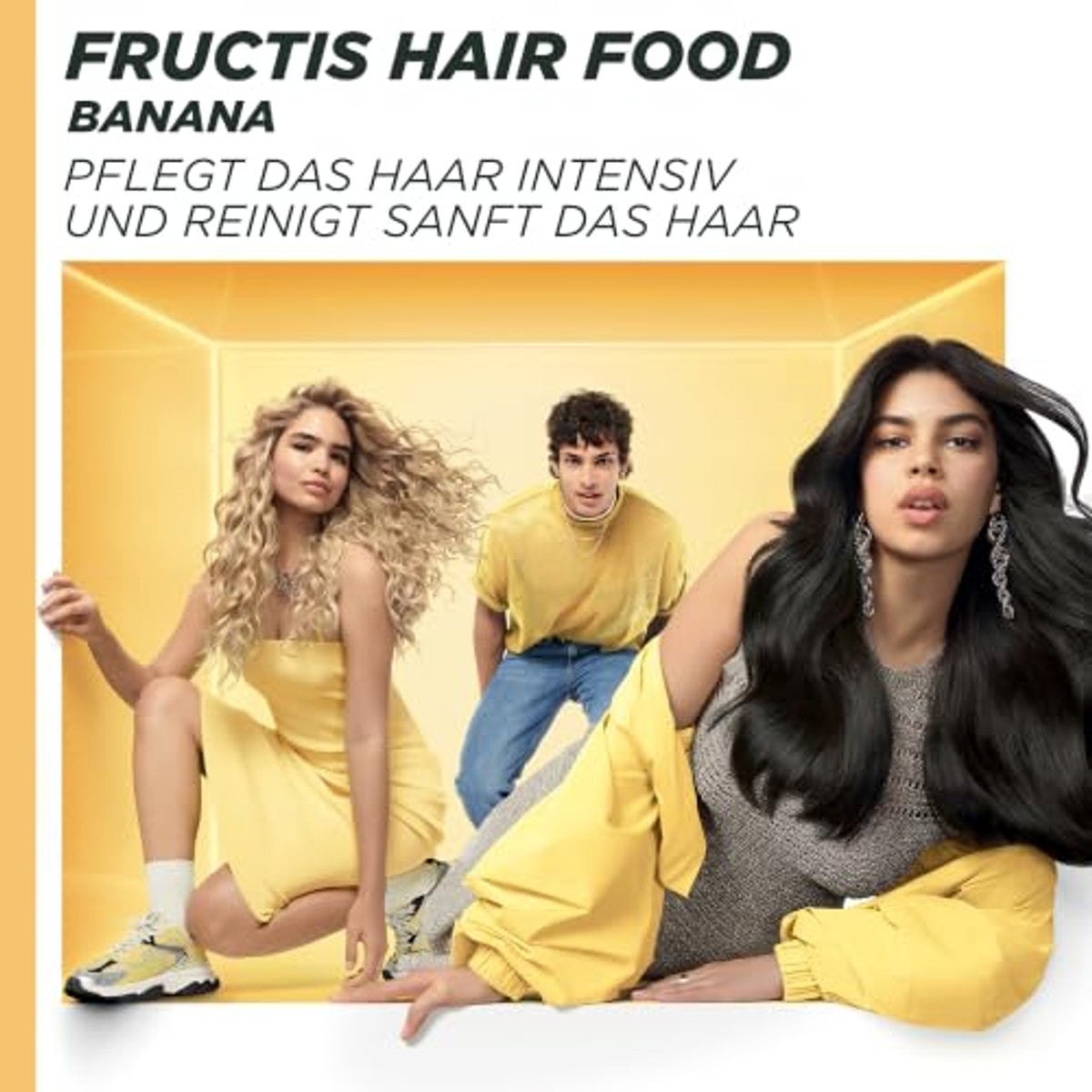 Garnier Fructis Banana Shampoo Hair Food 3-in-1 400 ml – Garnier