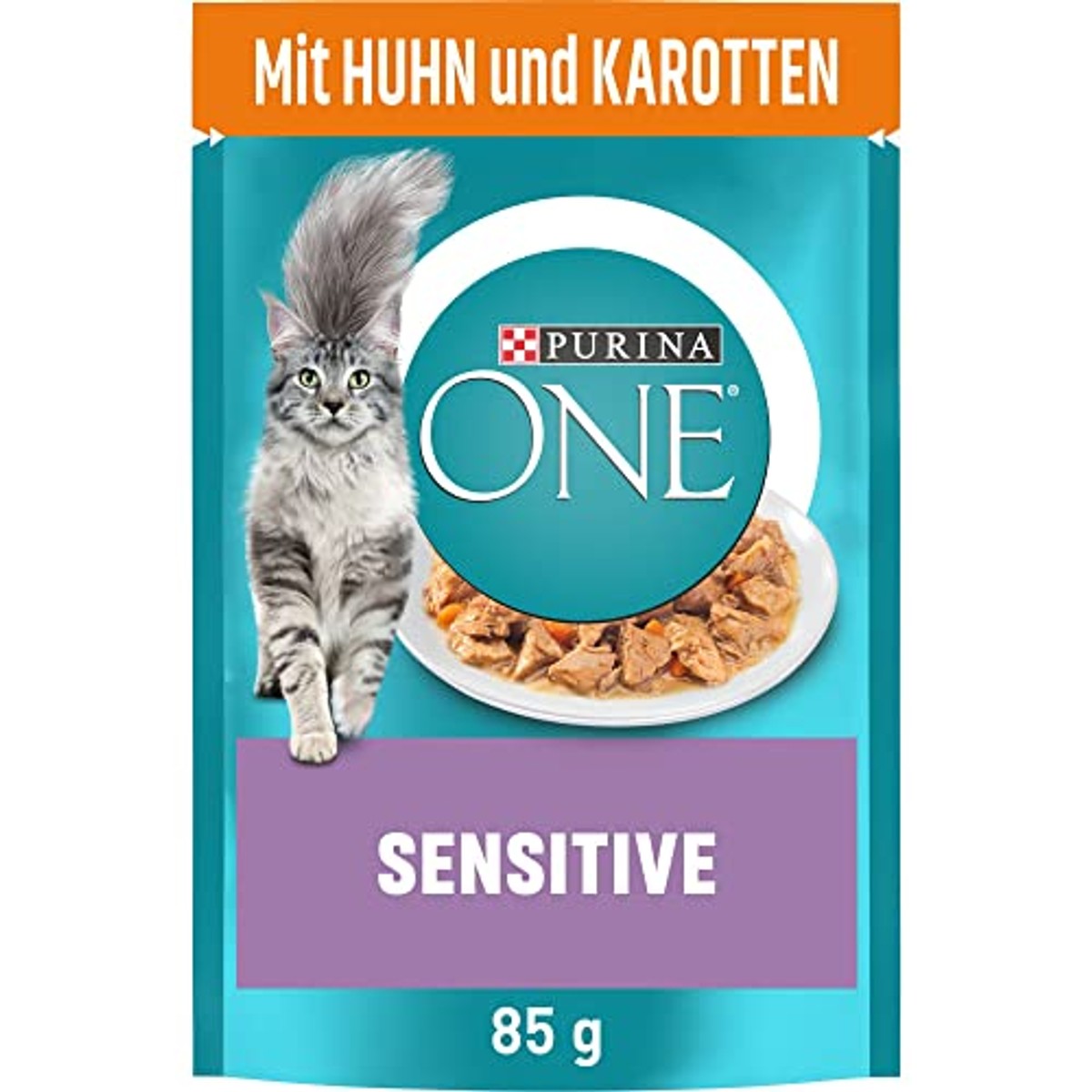 Purina One Coat & Hairball natvoer kattenvoer kip 26 x 85 g - 3-pack