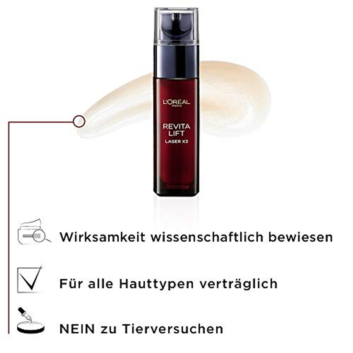 L'Oreal Paris Revitalift Laser X3 Serum 3 x 30 ml - Voordeelverpakking