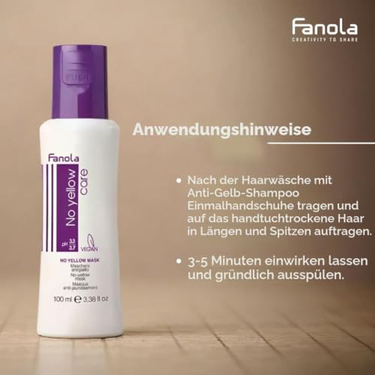 Fanola No Yellow Masker Banaan 100 ml - 6-pack