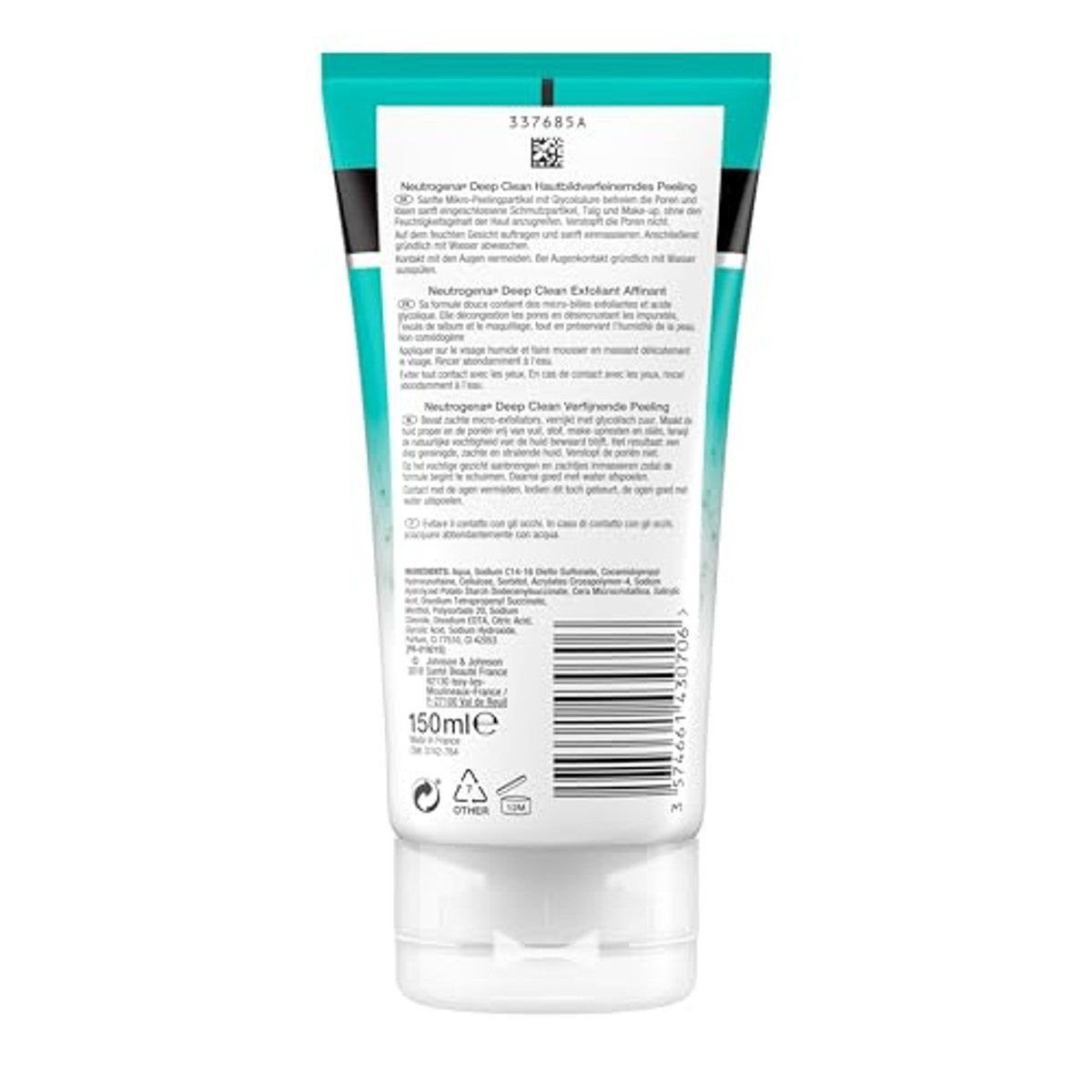 Neutrogena Deep Clean Huidverfijnende Peeling 6 x 150 ml - Voordeelverpakking
