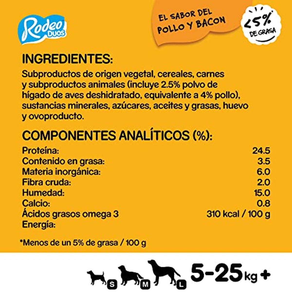 Pedigree Rodeo Ropper hondensnack kip en spek 10 x 123 g - 6-pack