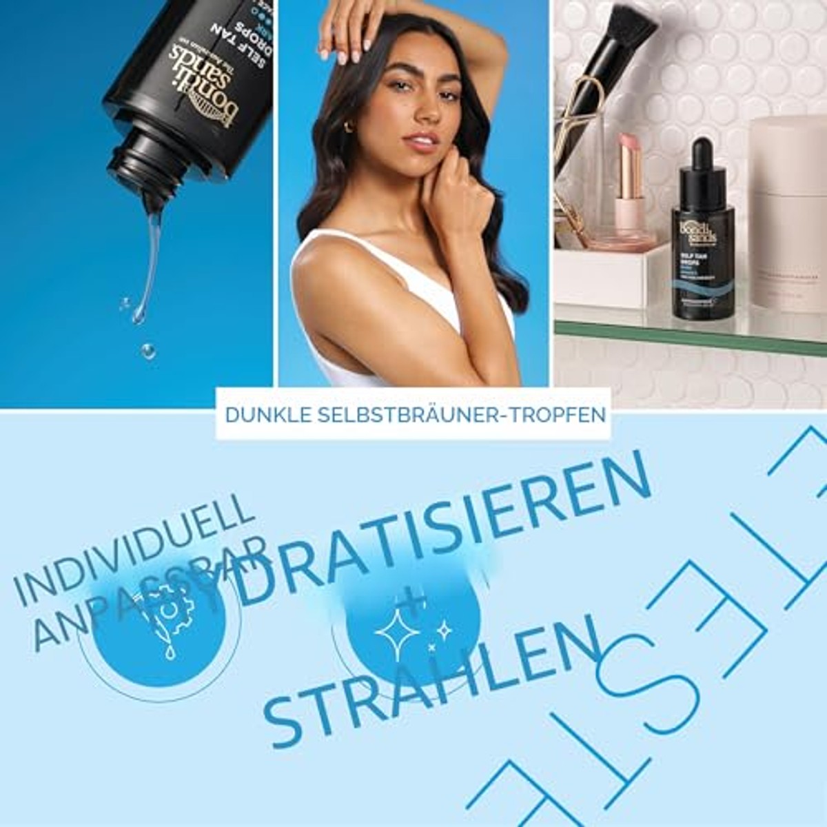 Bondi Sands Self Tan Drops Dark voor gezicht en lichaam 6 x 30 ml - Voordeelverpakking